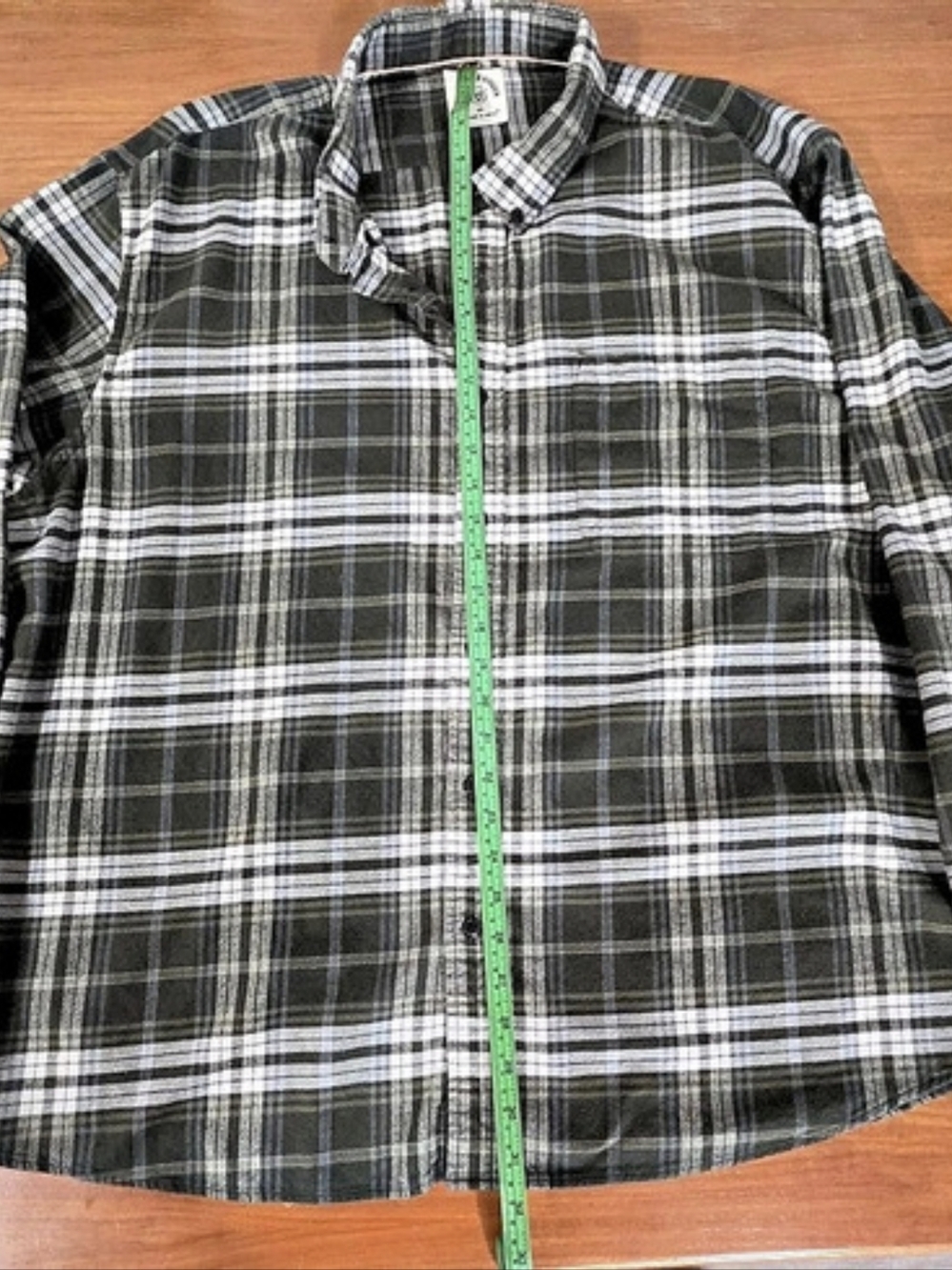 Custom Verson Plaid Casual Button Down Shirt Size 3XL Like New